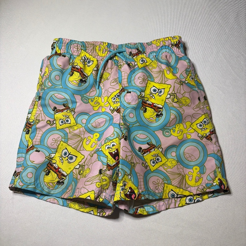 Nickelodeon Sponge Bob Swimming Trunks, Boys Med